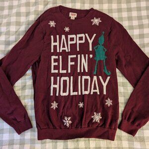 Mossimo Supply Co. "Happy Elfin' Holiday" Sweater